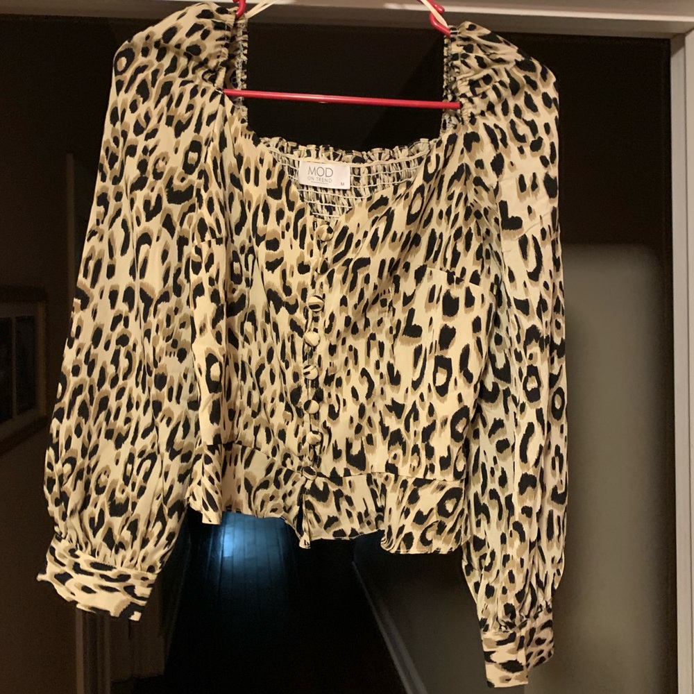 Leopard Print Top